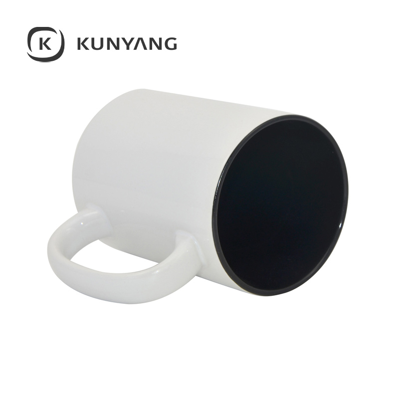 15oz Two-Tone Color Mug Black