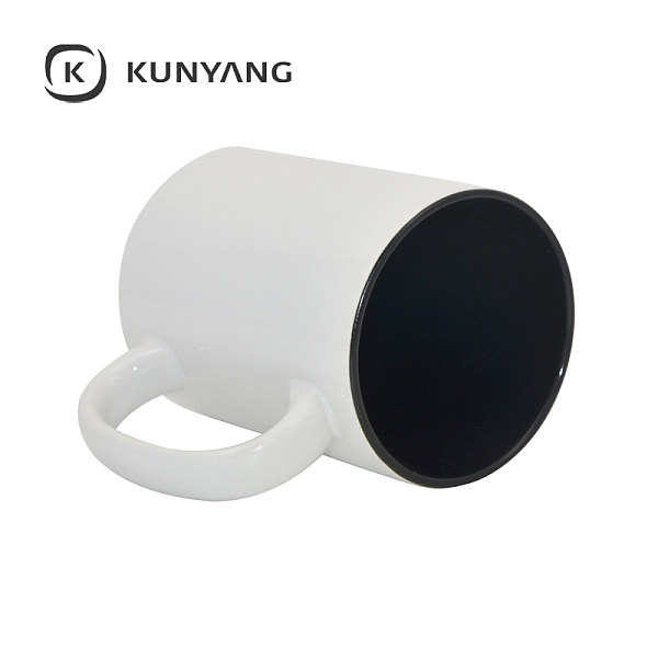 15oz Two-Tone Color Mug Black