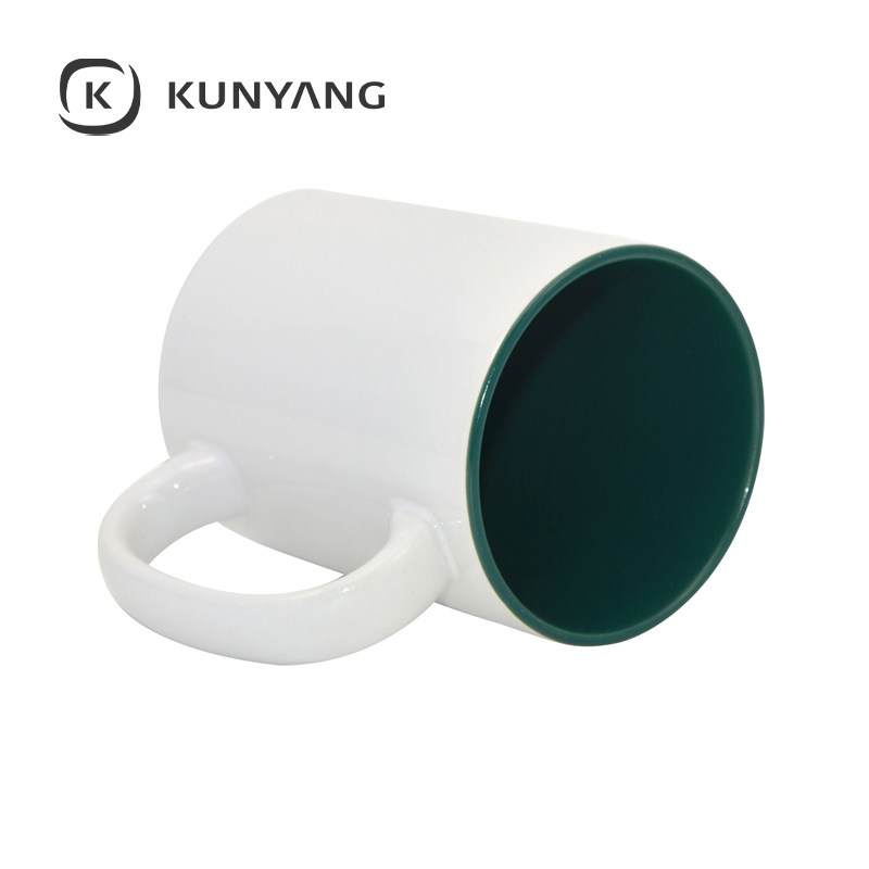 15oz Two-Tone Color Mug Green