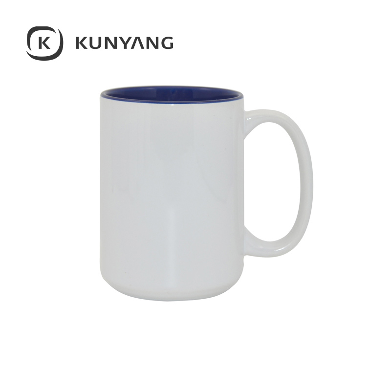 15oz Two-Tone Color Mug Blue