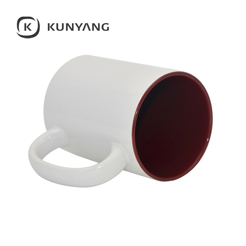 15oz Two-Tone Color Mug Maroon