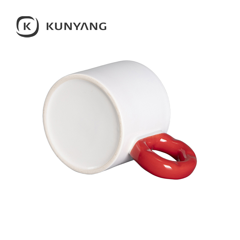 9oz/280ml White Mug Red