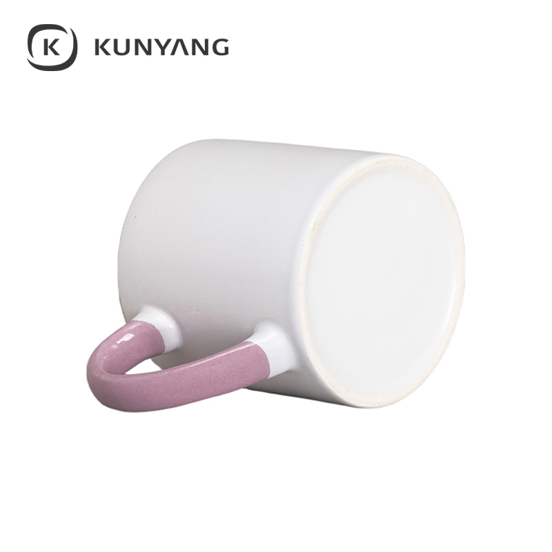 6oz Lnner Rim Color Mug Pink