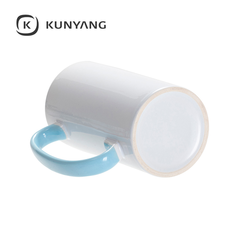 12.8oz/380ml Lnner/Handle Color Skinny Tall Mug Light Blue