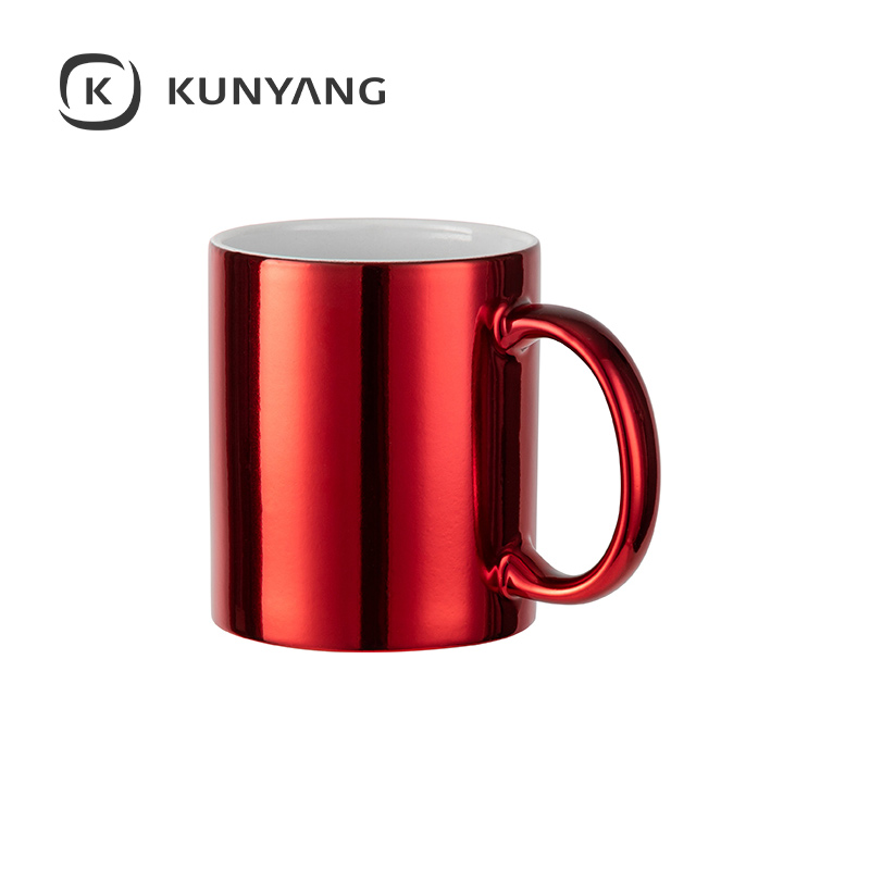 11oz/330ml Electroplated Mugs Red