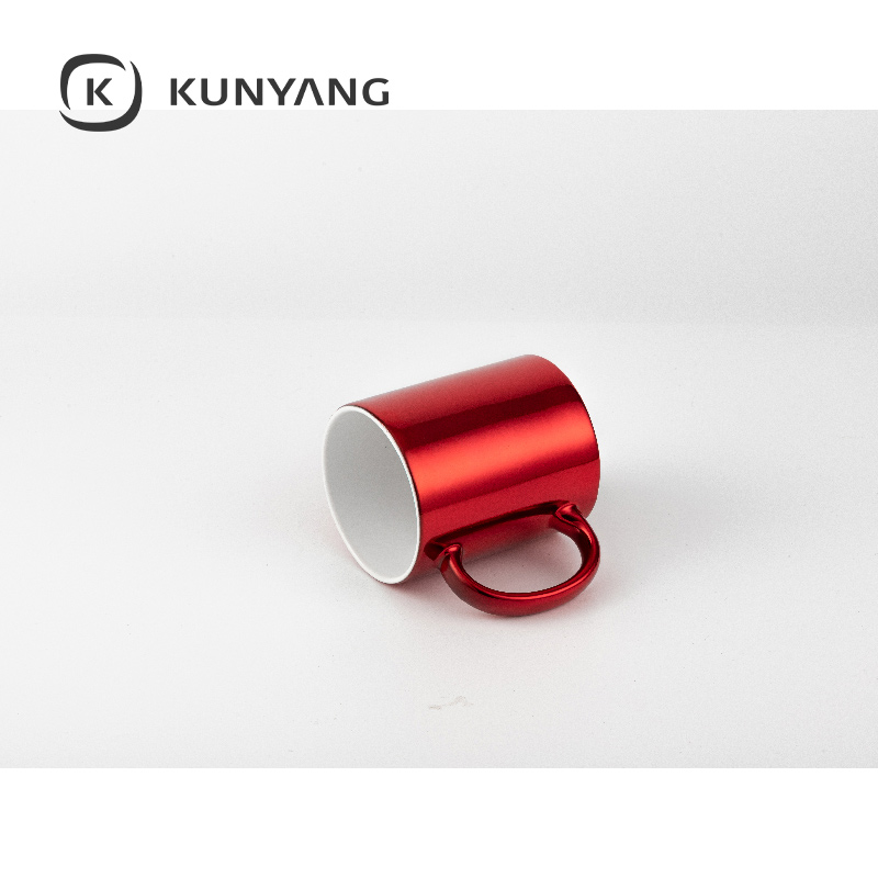11oz/330ml Electroplated Mugs Red