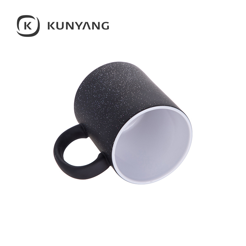 11oz Color Changing Mug(StarSky,Matte) Black