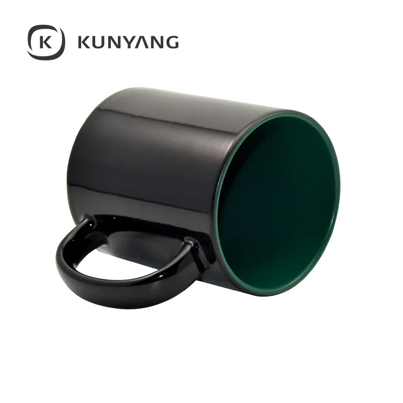 11oz lnner Color Changing Mug Green