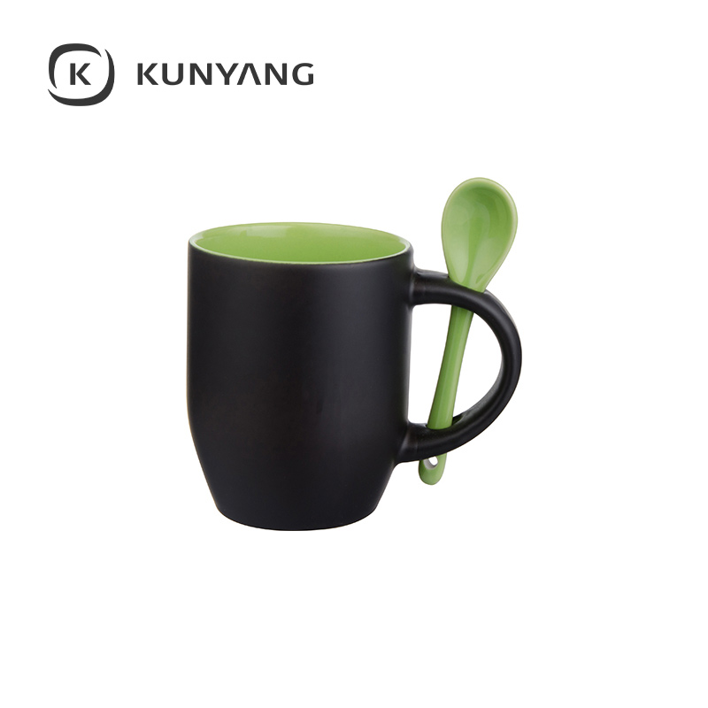 11oz Color Changing Spoon Mug(Matte) Light Green