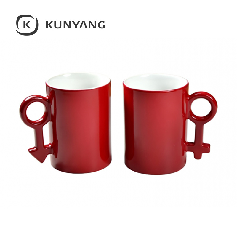 10oz Couple Color Changing Mug Red