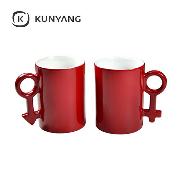 10oz Couple Color Changing Mug Red