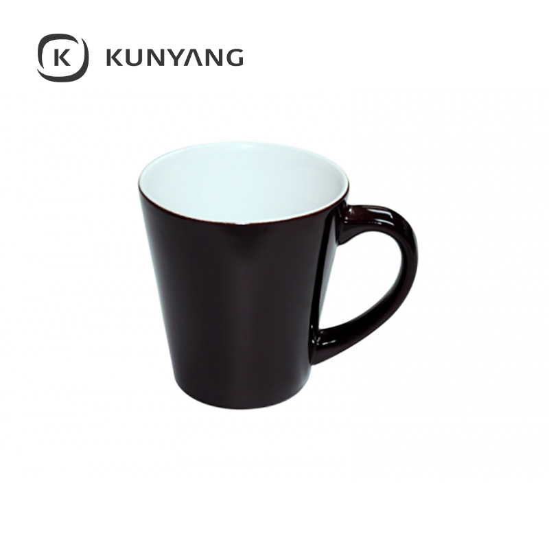 12oz Color Changing Mug Cone Mug(Black)