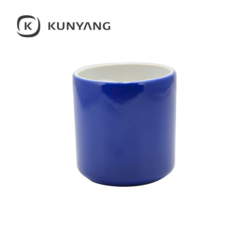 11oz Heart Shape Handle Color Changing Mug Blue