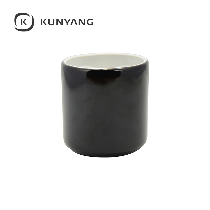 11oz Heart Shape Handle Color Changing Mug Black