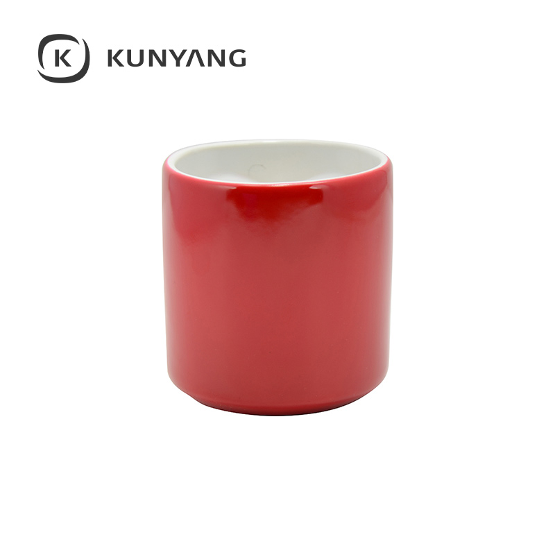 11oz Heart Shape Handle Color Changing Mug Red