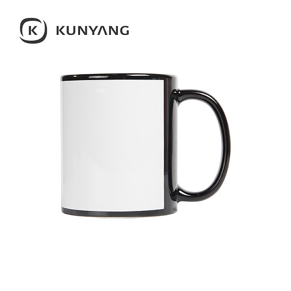 Full Color Mug with White Patch