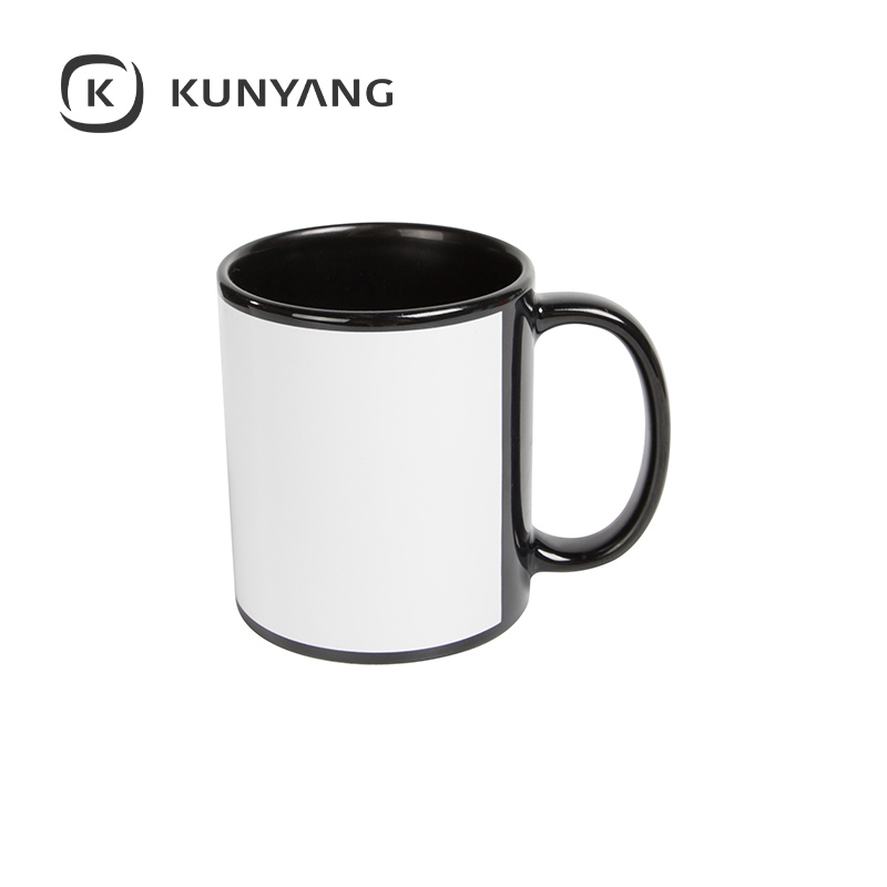 Full Color Mug with White Patch