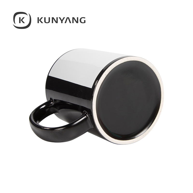 Full Color Mug with White Patch