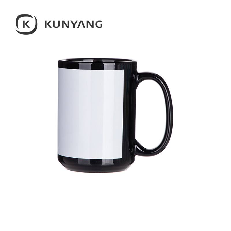 Full Color Mug with White Patch