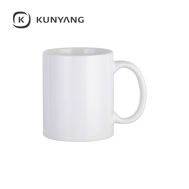 Heart Shape Handled White Mug