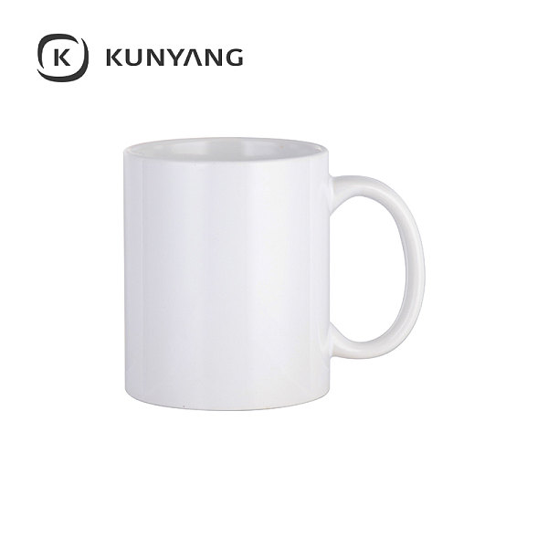 11oz White Coated Mug (JS) Dishwasher safe