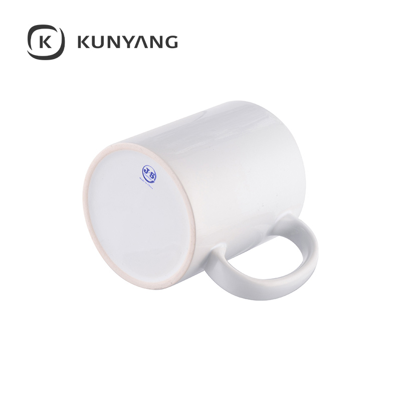 Heart Shape Handled White Mug