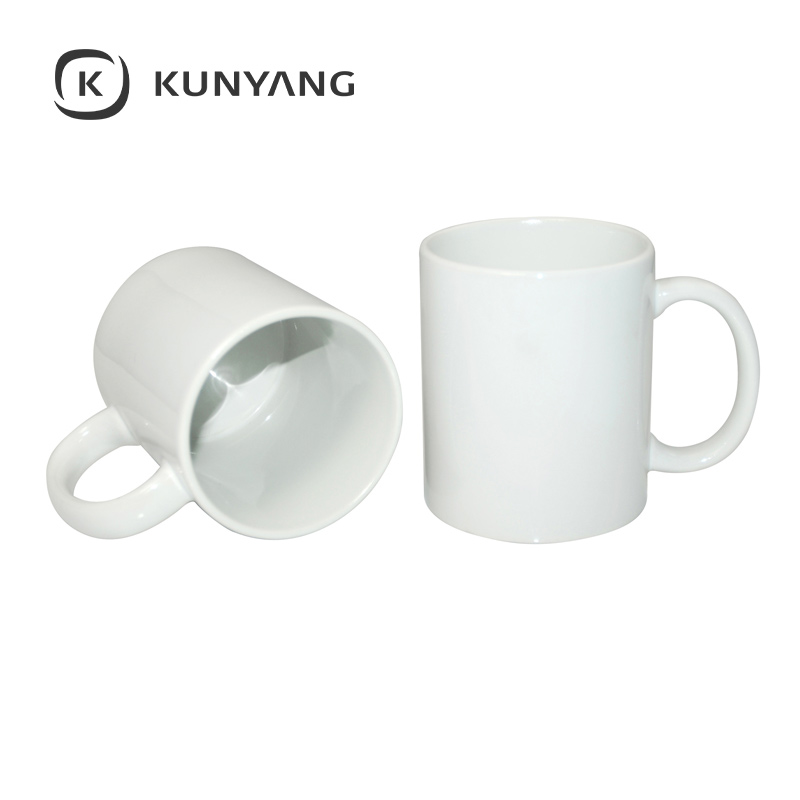 11oz White Coated Mug (JS) Dishwasher safe