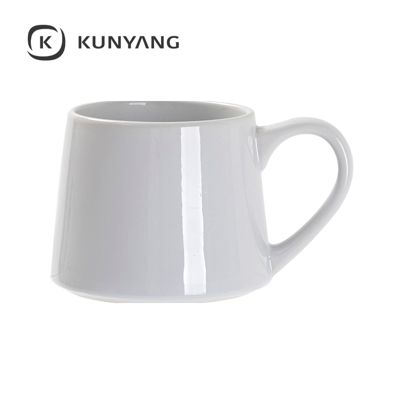 Tapered White Mug