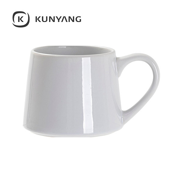 Tapered White Mug