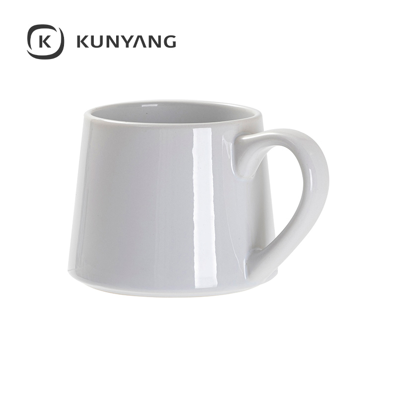 Tapered White Mug