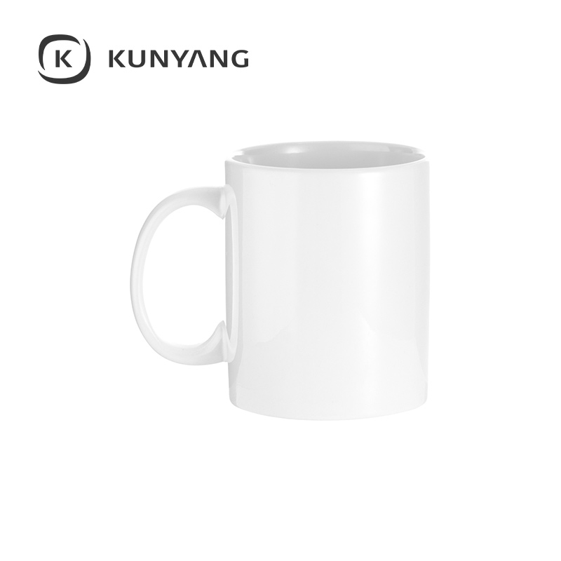 18oz White Mug (JS) Dishwasher safe