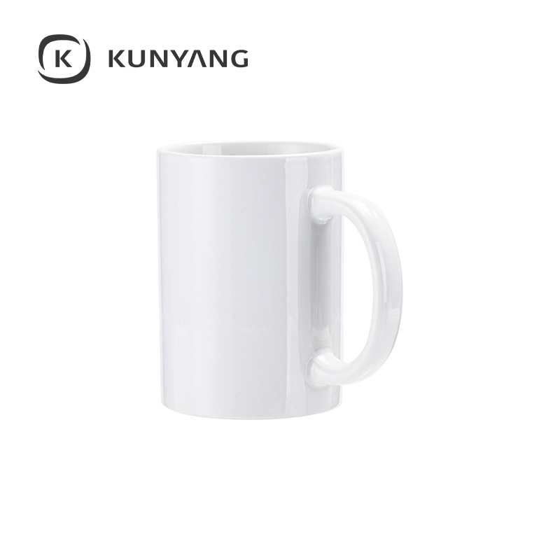 15oz Straight White Mug