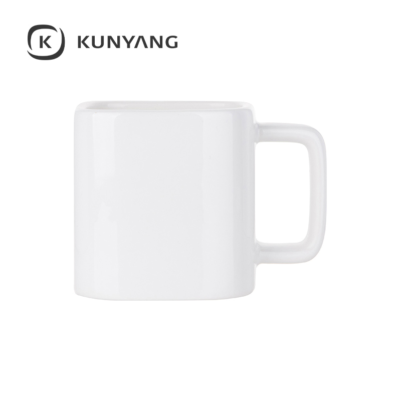 11oz Square White Mug