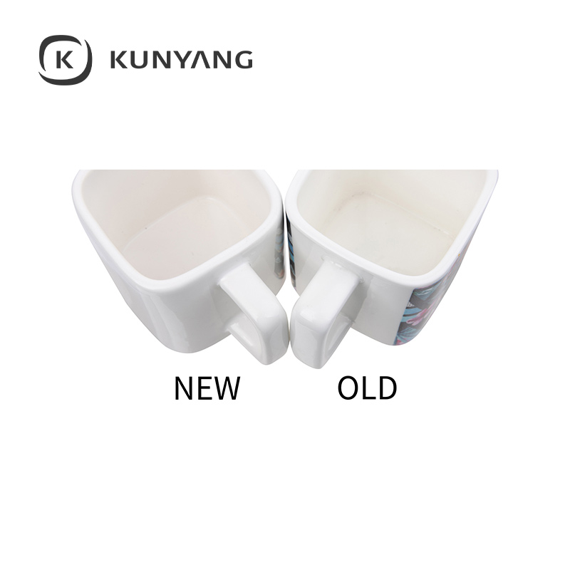 11oz Square White Mug
