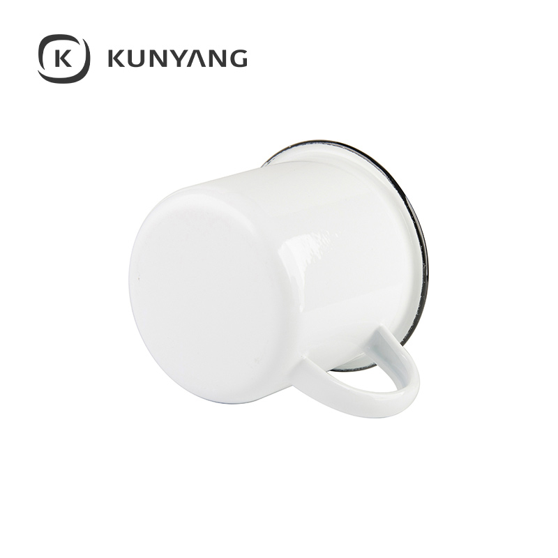 12oz/360ml Enamel Mug (Black Edge)
