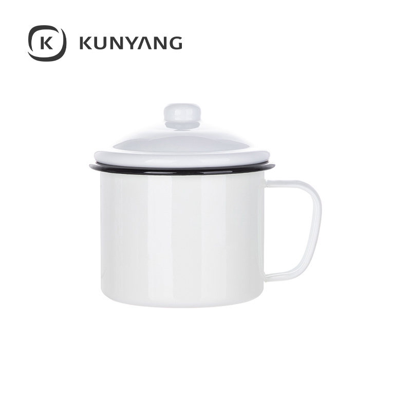 33oz/1000ml Enamel Mug (Black)