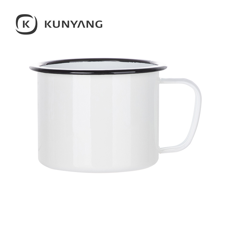 33oz/1000ml Enamel Mug (Black)