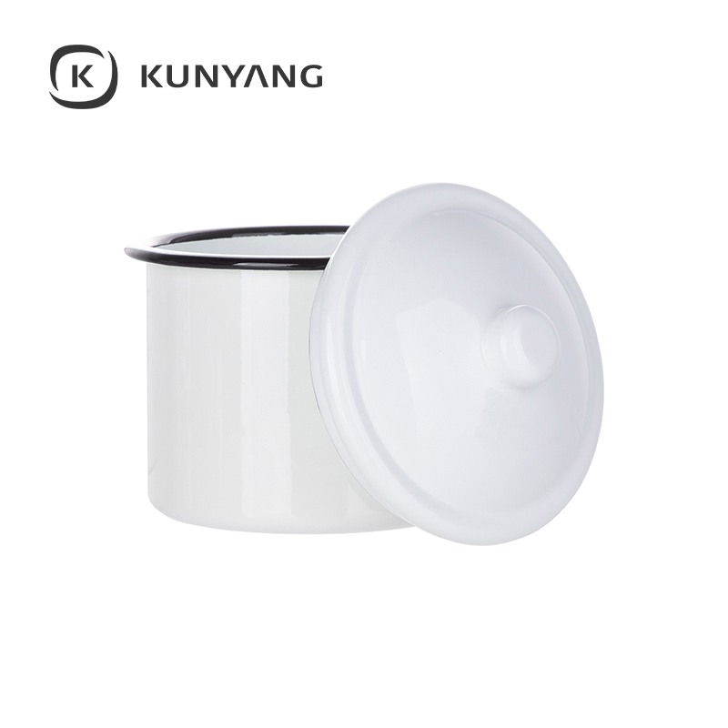 33oz/1000ml Enamel Mug (Black)