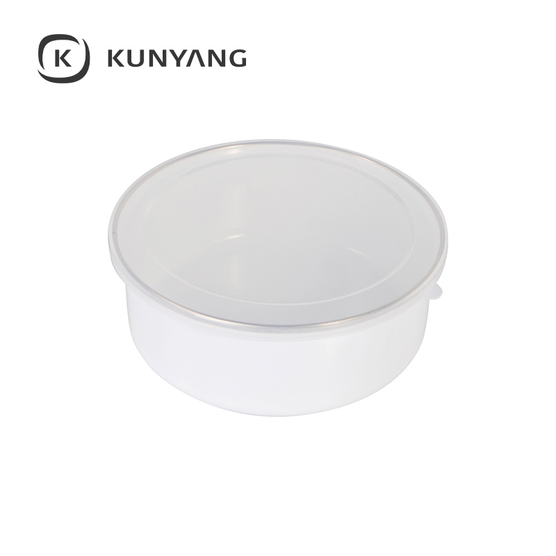 Enamel Bowl w/Lid