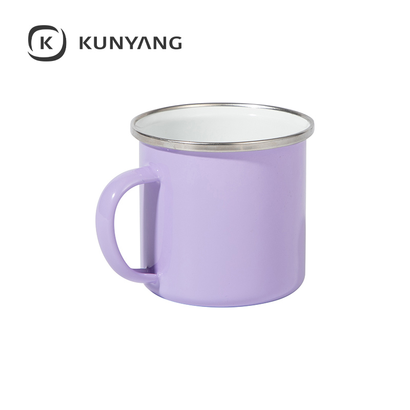 12oz Enamel Mug Lavender