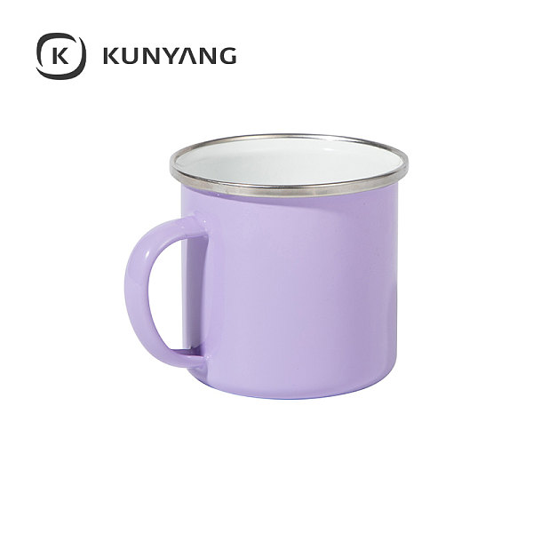 12oz Enamel Mug Lavender