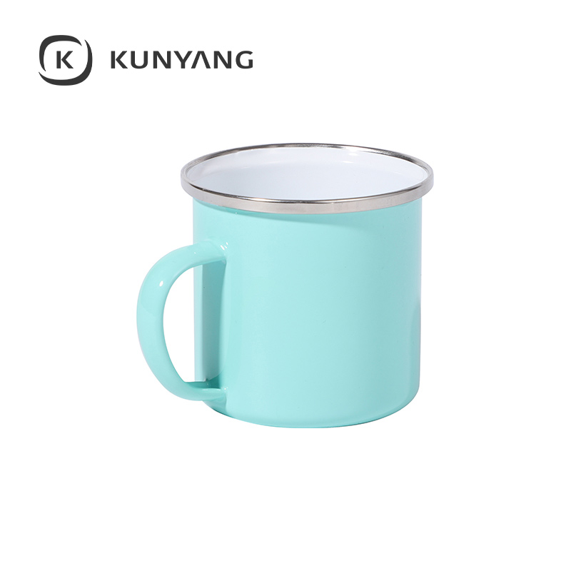 12oz Enamel Mug Mint Green