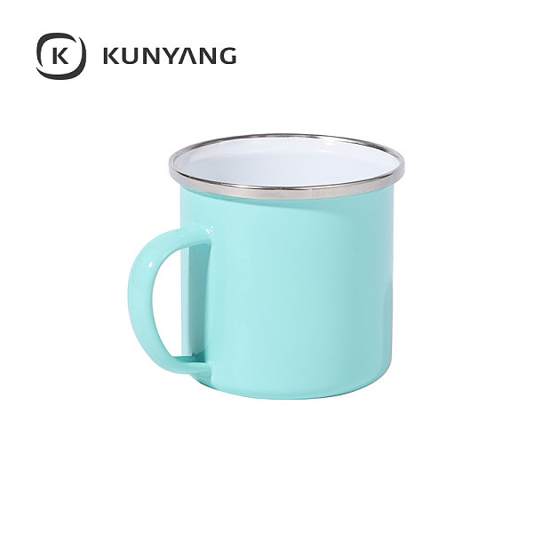 12oz Enamel Mug Mint Green
