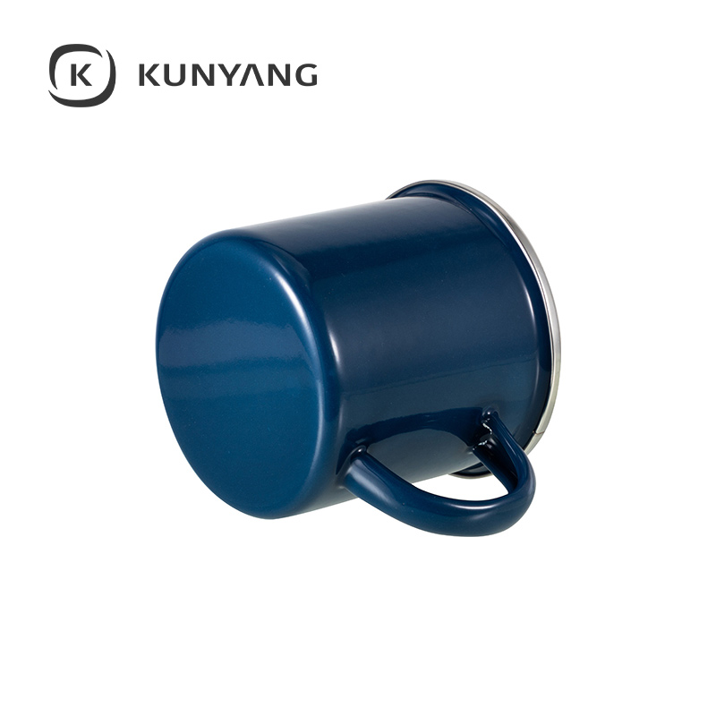 12oz Enamel Mug Dark Black