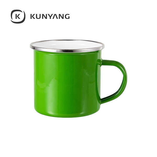 12oz Enamel Mug Green