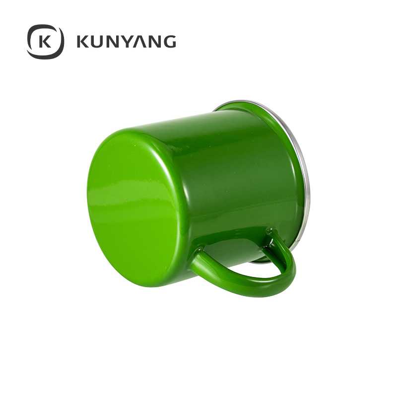 12oz Enamel Mug Green
