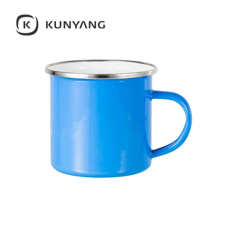 12oz Enamel Mug Blue