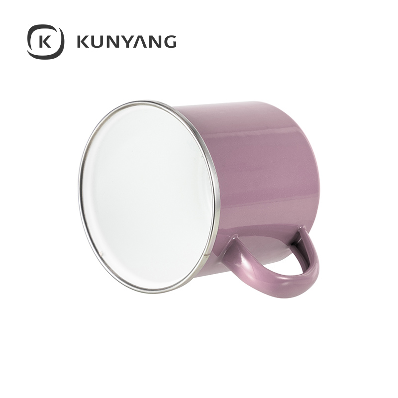 12oz Enamel Mug Pink