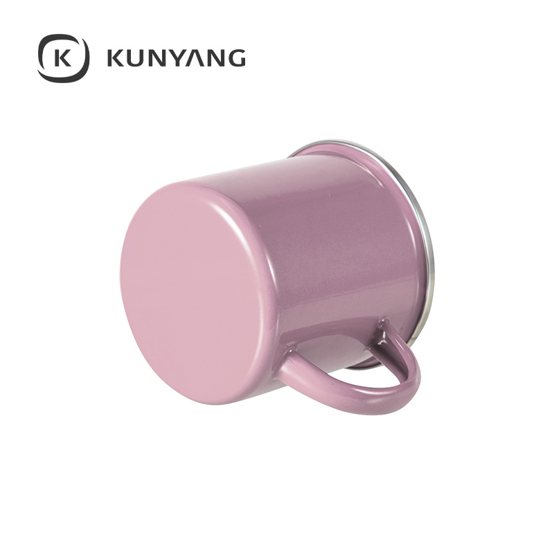 12oz Enamel Mug Pink