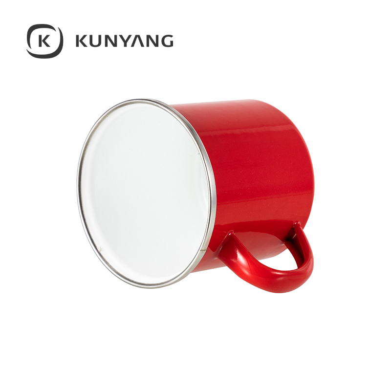 12oz Enamel Mug Red